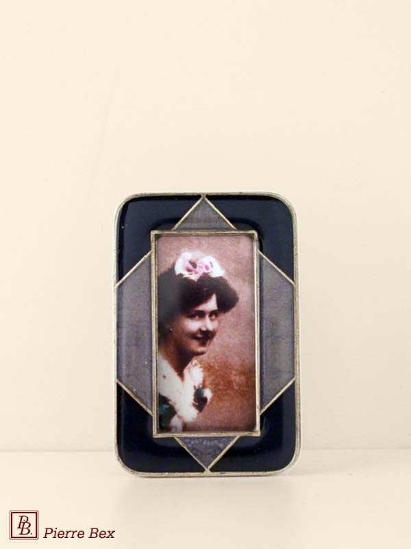 Pierre-Bex Art-Deco enamel picture-frame 48429-15