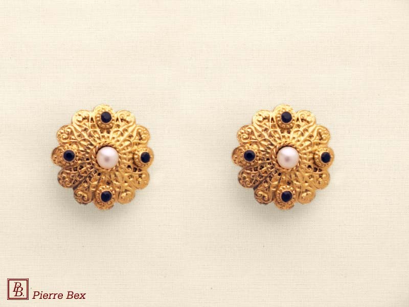 Pierre-Bex Baroque earclips 64315-01